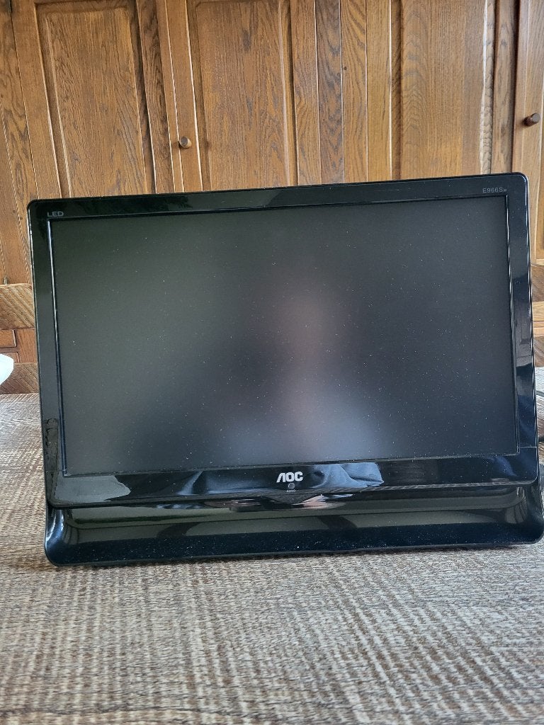 AOC E960SWN 18.5 inch LED Monitor, Computers en Software, Ophalen, AOC, 60 Hz of minder, Gebruikt