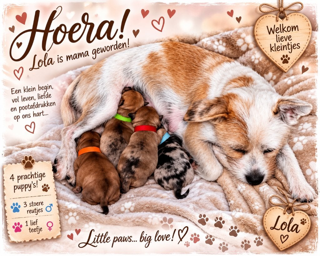 Petite Poubelle 4 kleine pups (merle  reu gereserveerd), 8 tot 15 weken, Meerdere, Meerdere dieren, Klein