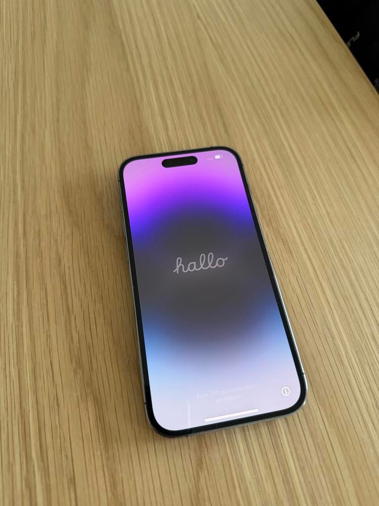 iPhone 14 Pro 128gb Deep Purple 80% batterij, goede staat, 80 %, Paars, Ophalen of Verzenden, Zo goed als nieuw