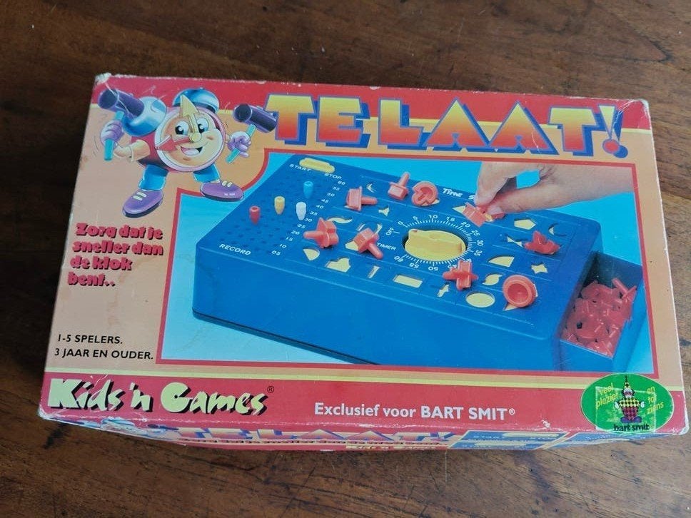 Vintage Spel Te laat/Time shock, Een of twee spelers, Ophalen, Gebruikt