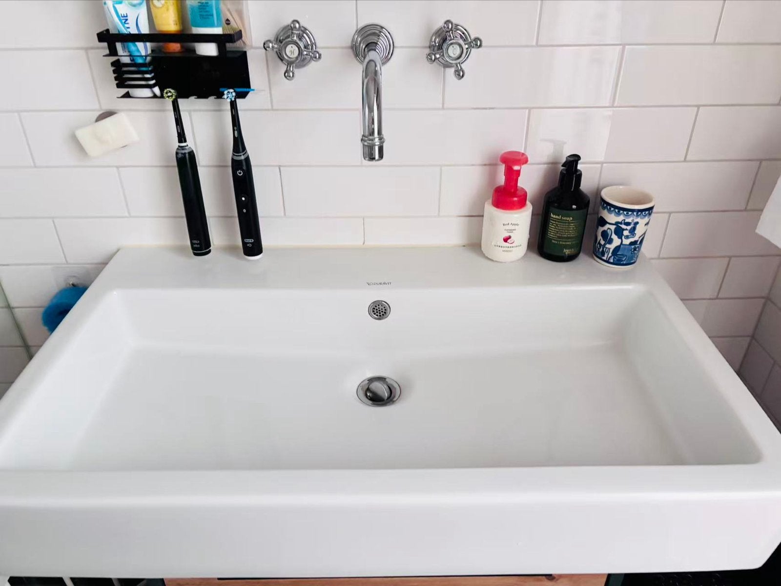 Duravit wastafel 80x46x10 cm, Ophalen, Gebruikt, 50 tot 100 cm, Minder dan 100 cm