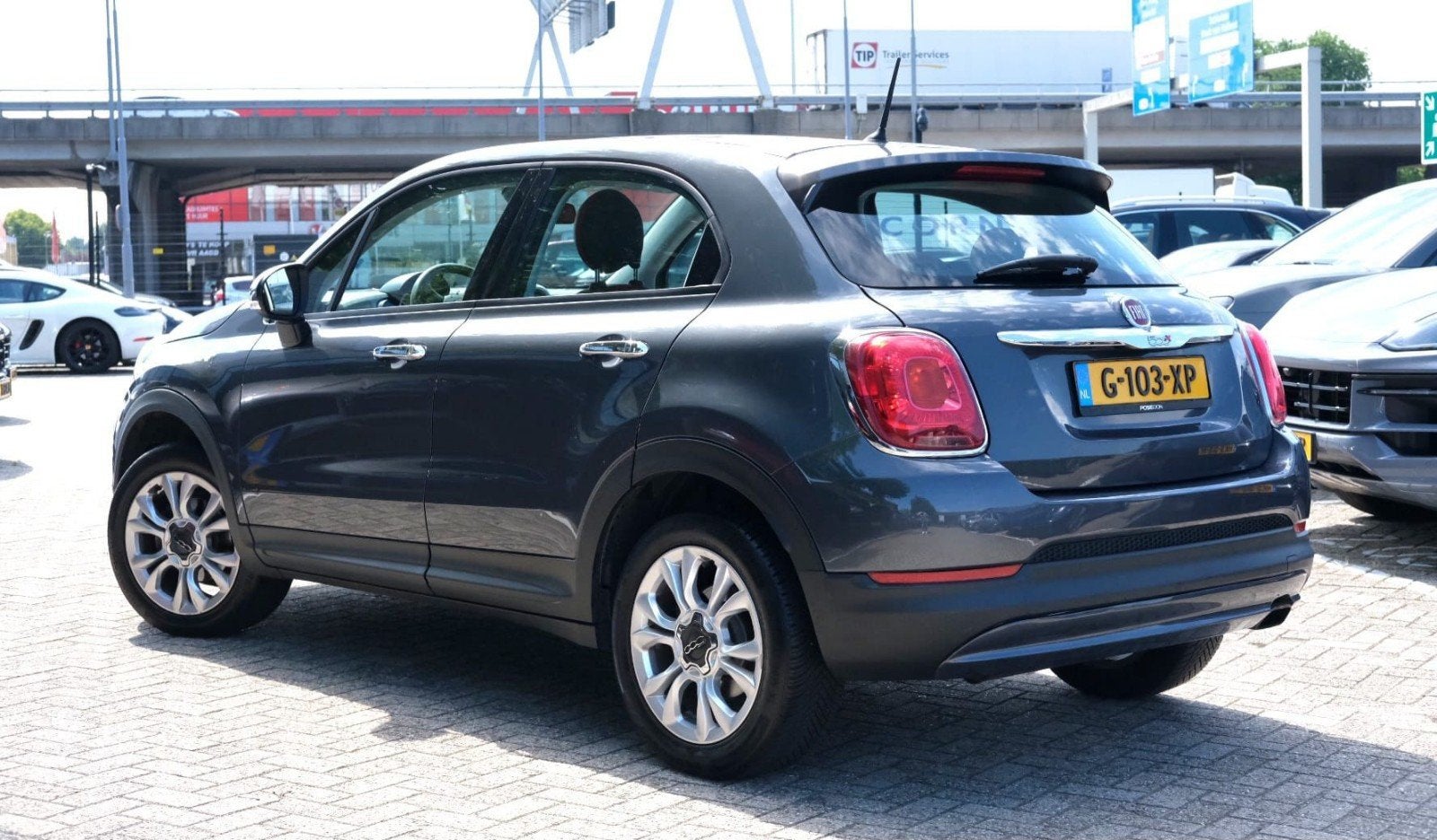 Fiat 500X 1.4 Turbo Multiair 16V 140pk 2015 Grijs, Ophalen, Zo goed als nieuw