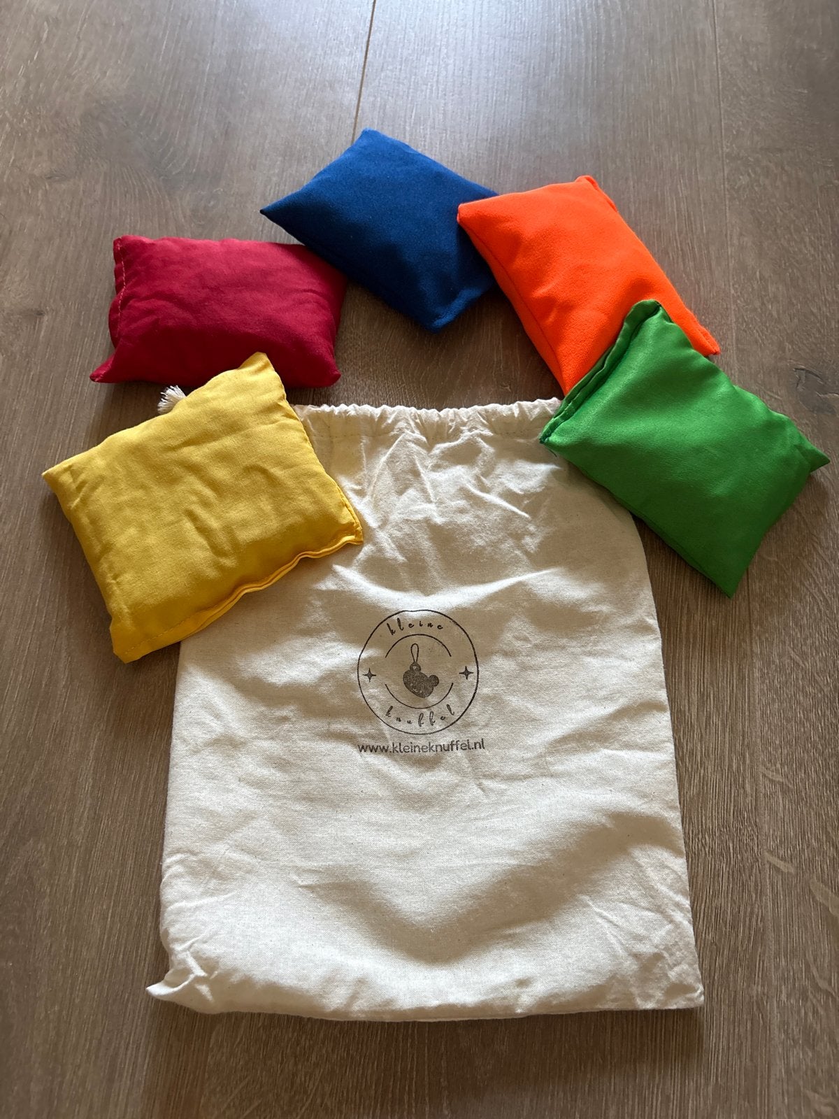 5 stoffen pittenzakjes - Sensorisch & Kleurherkenning, Ophalen, Nieuw, Ontdekken