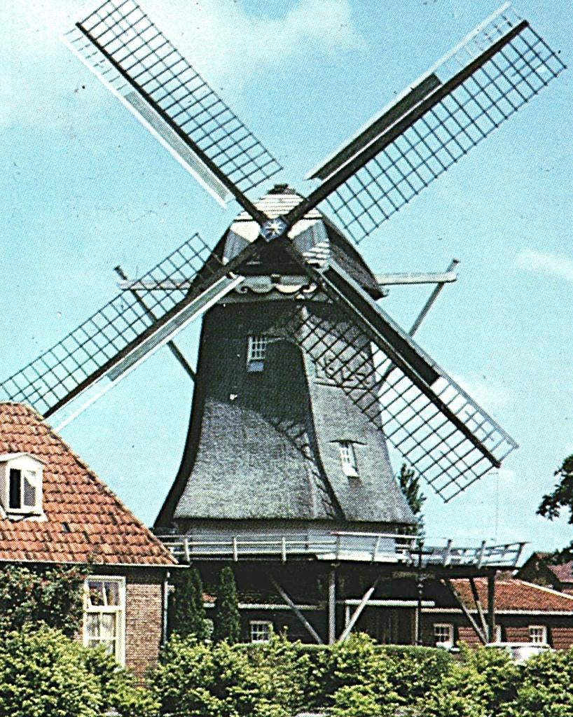 36374 Molen Ommen Ov 1976 Gelopen met postzegel, Ophalen of Verzenden, 1960 tot 1980, Gelopen, Overijssel