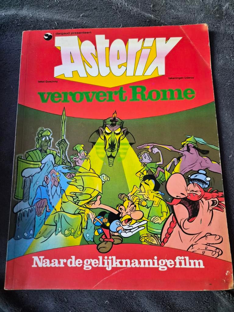 Asterix Verovert Rome - Stripboek (1976), Eén stripboek, Ophalen of Verzenden, Gelezen, René Goscinny en Albert Uderzo