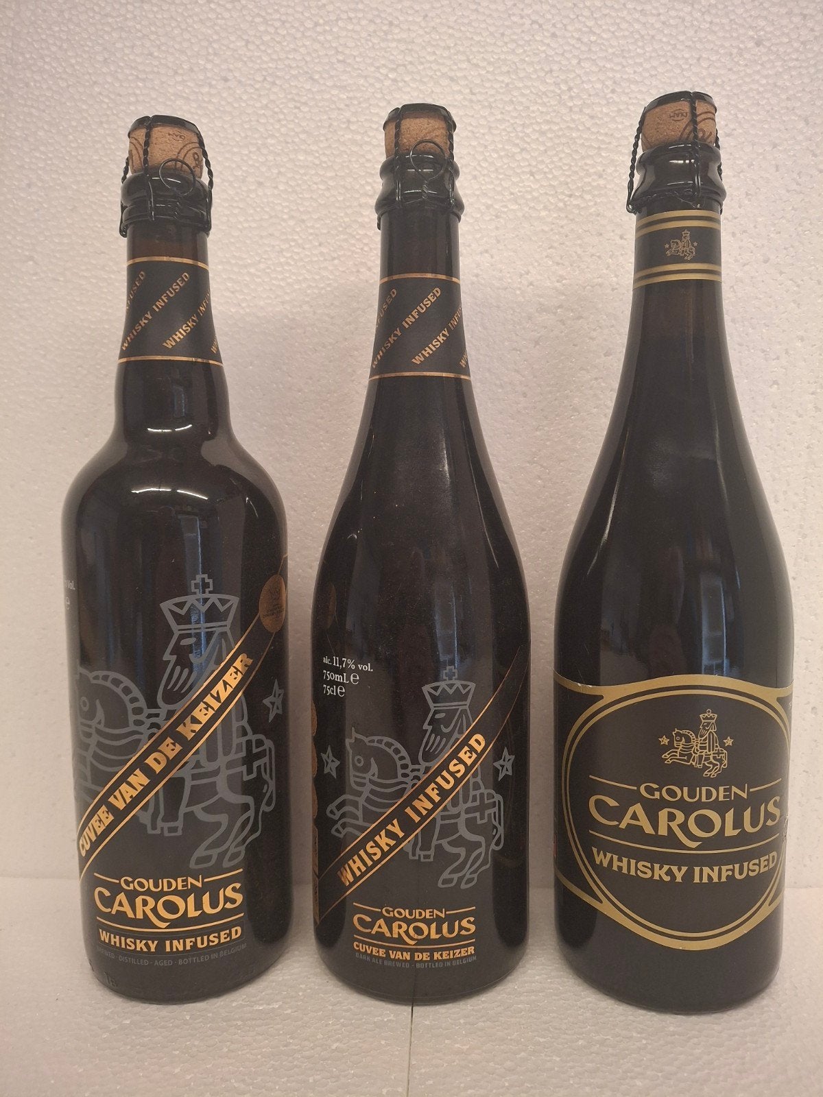 Gouden Carolus Whisky infused 2019 -2021 - 2022, Ophalen of Verzenden, Nieuw, Flesje(s), Overige merken