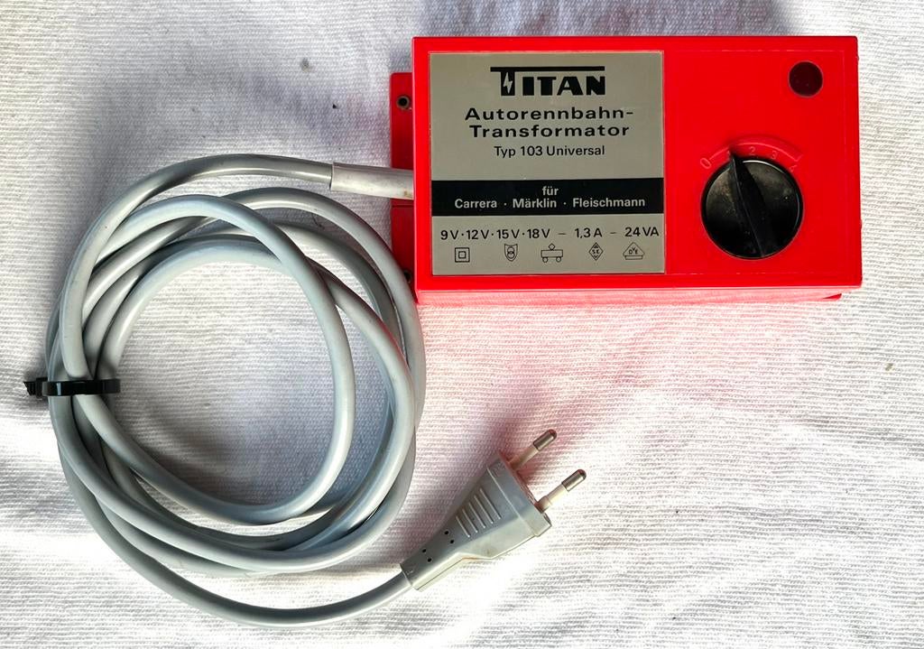 Titan 18V trafo type 103, Overige merken, Transformator of Voeding, Gebruikt, Gelijkstroom
