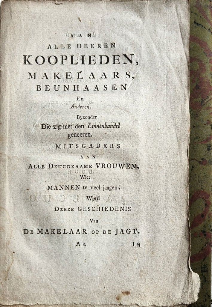 De Makelaar op de Jagt, Ophalen of Verzenden
