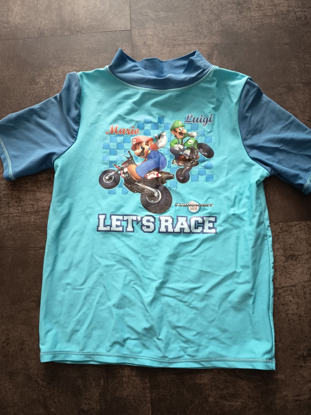 Super Mario UV-shirt maat 134/140, Ophalen of Verzenden