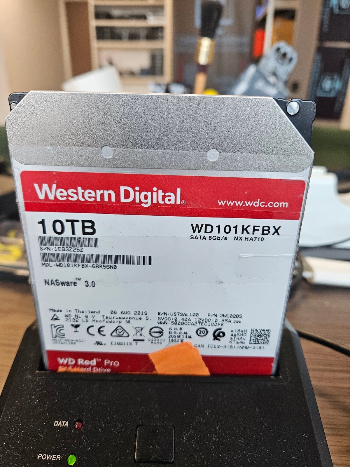 Western Digital WD Red Pro 10TB NAS Harde Schijf, Computers en Software, Intern, Western Digital, Server, Ophalen of Verzenden