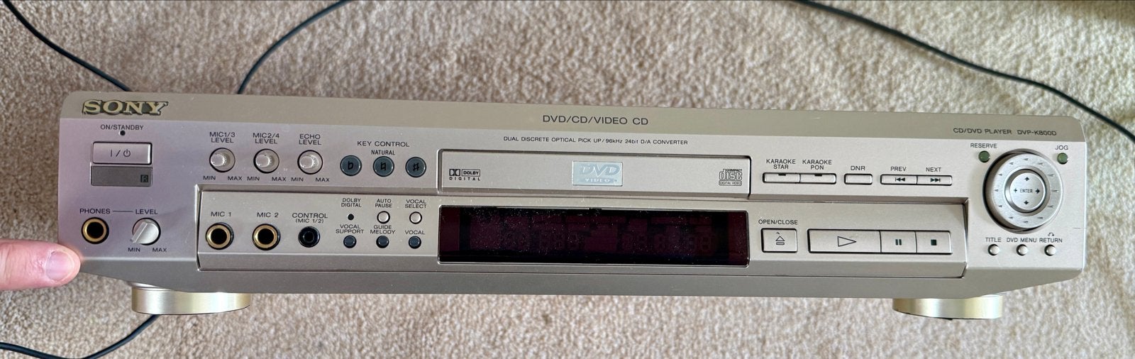 Sony DVD/CD/Video CD Speler - DVP-K880P, Verzenden, Gebruikt, Dvd-speler, Sony