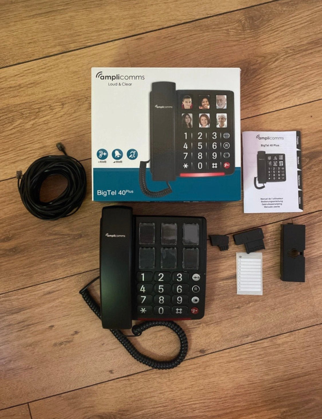 Amplicomms BT40 seniorentelefoon, Telecommunicatie, Ophalen of Verzenden, Zo goed als nieuw