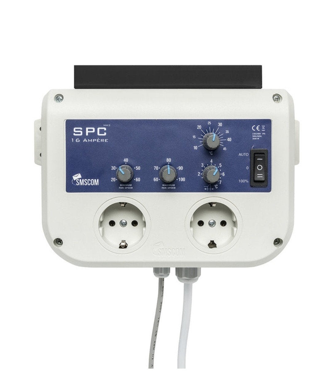 SMSCOM SPC Fancontroller 16A  kweekspullen, Ophalen of Verzenden, Kabel of Snoer