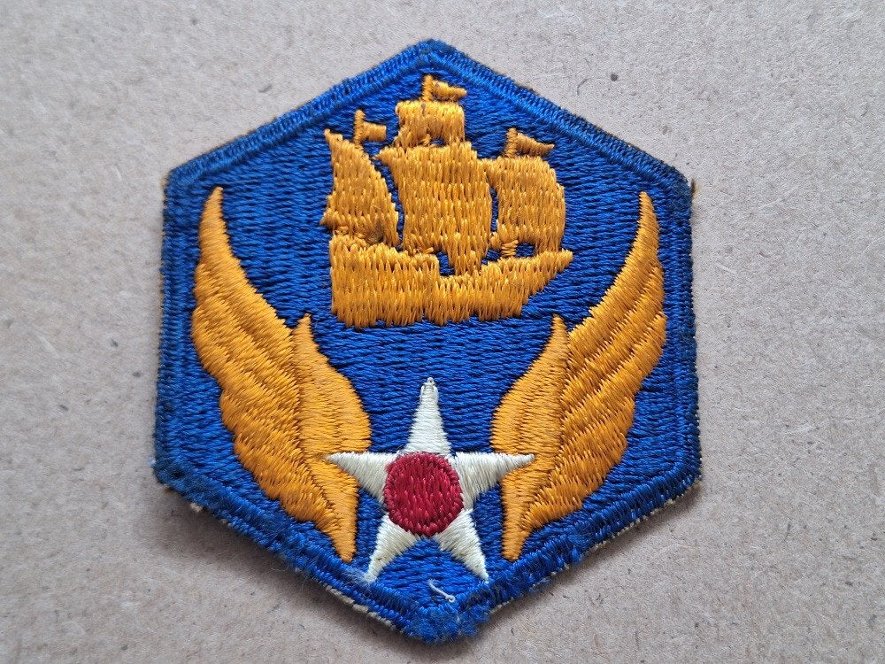 WWII US 6th Army Air Forces patch, Verzenden, Amerika, Embleem of Badge