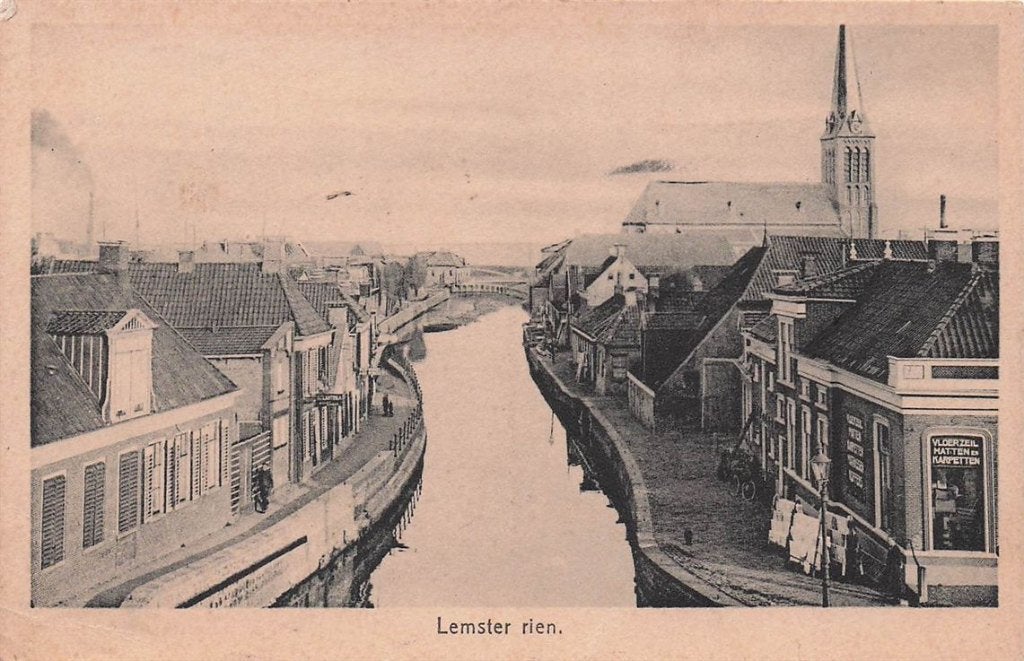 703-418-015 Lemmer Lemster Rien, Ophalen of Verzenden, Voor 1920, Friesland