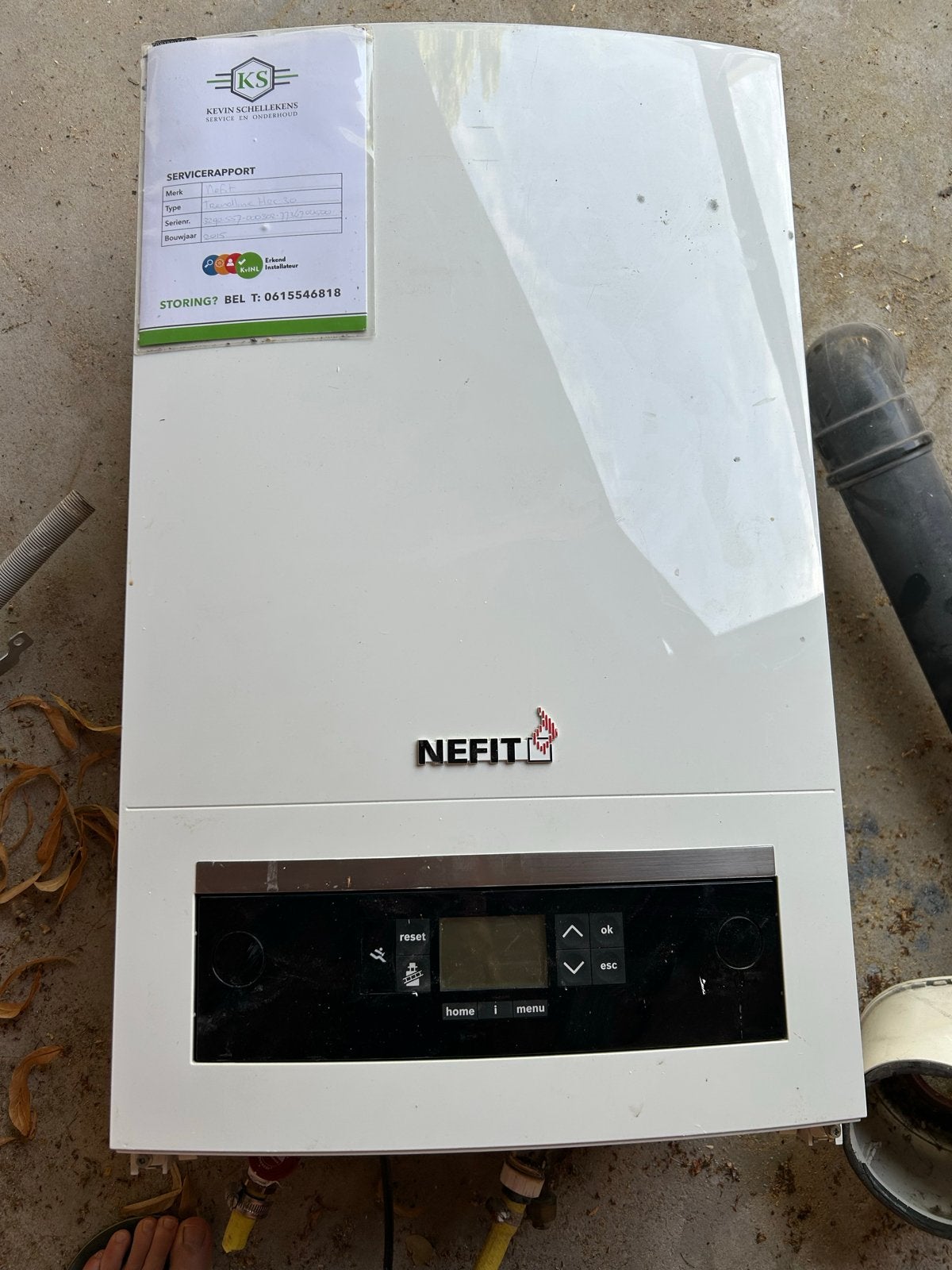 Nefit Trendline HRC30 CW5 II 2015 - Goede staat, Doe-het-zelf en Verbouw, Verwarming en Radiatoren, Ophalen, Gebruikt, Hoog rendement (Hr)