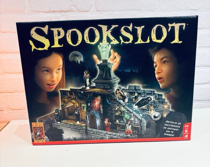 Spookslot Bordspel - Ontsnap aan de Vallen!, Een of twee spelers, Ophalen of Verzenden, Gebruikt