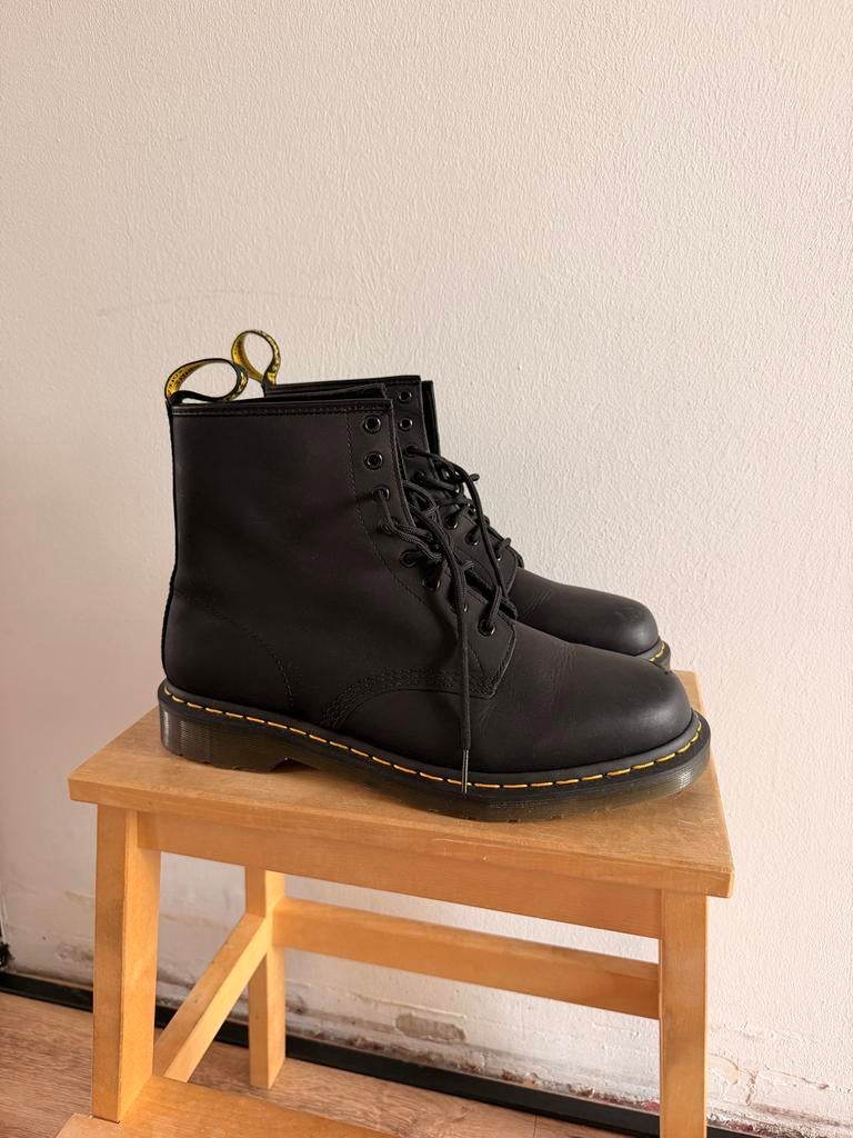 Dr. Martens 1460 Smooth Leer Zwart Maat 46, Kleding | Dames, Schoenen, Ophalen of Verzenden, Gedragen, Zwart, Lage of Enkellaarzen