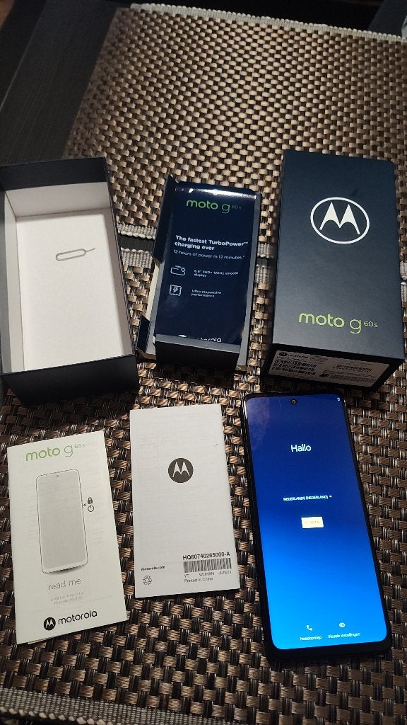 Motorola G60s, Overige modellen, Blauw, Touchscreen, Refurbished