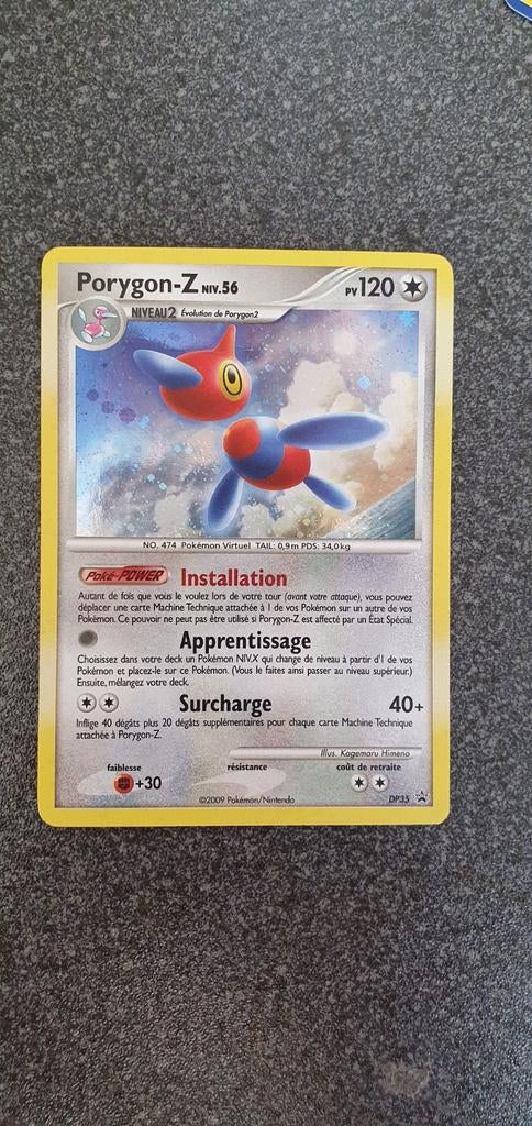 Porygon-z DP35 holo pokemon kaart, Ophalen of Verzenden, Zo goed als nieuw