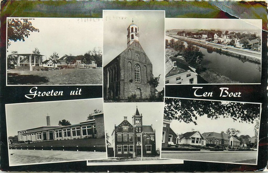 702-076-049 Ten Boer, Verzenden, Voor 1920, Groningen
