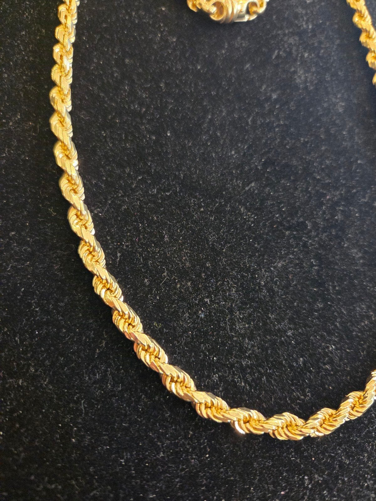 14 k gouden massieve rope ketting 86,7 gram 65 cm, Sieraden, Tassen en Uiterlijk, Kettingen, Ophalen of Verzenden, Nieuw, Goud