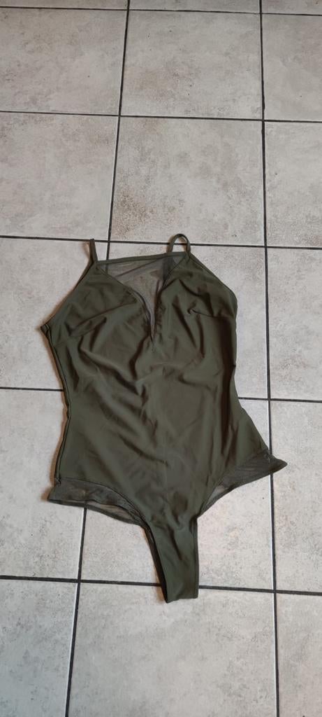 TALLY WEIJL legergroen body maat M, Ophalen of Verzenden, Groen, Body of Korset