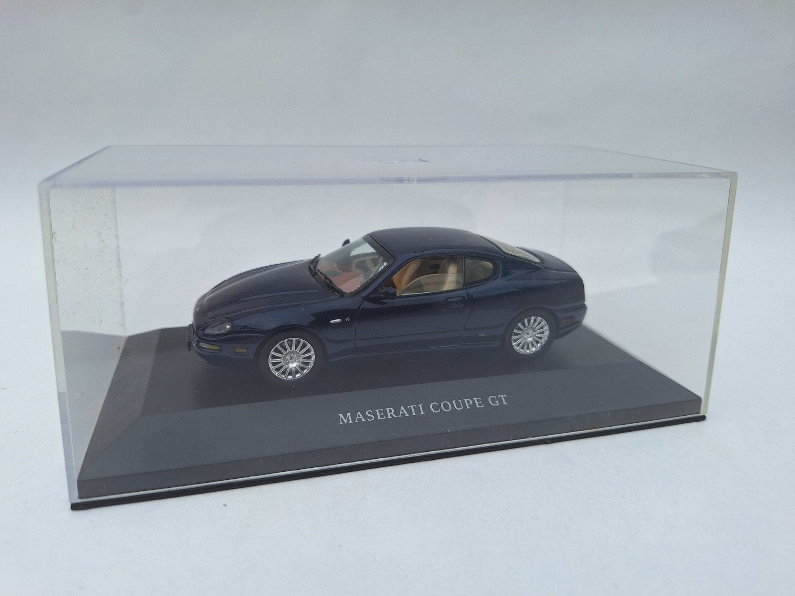 Maserati Coupé GT - blauw - IXO, Ophalen of Verzenden, Zo goed als nieuw, Auto, Overige merken