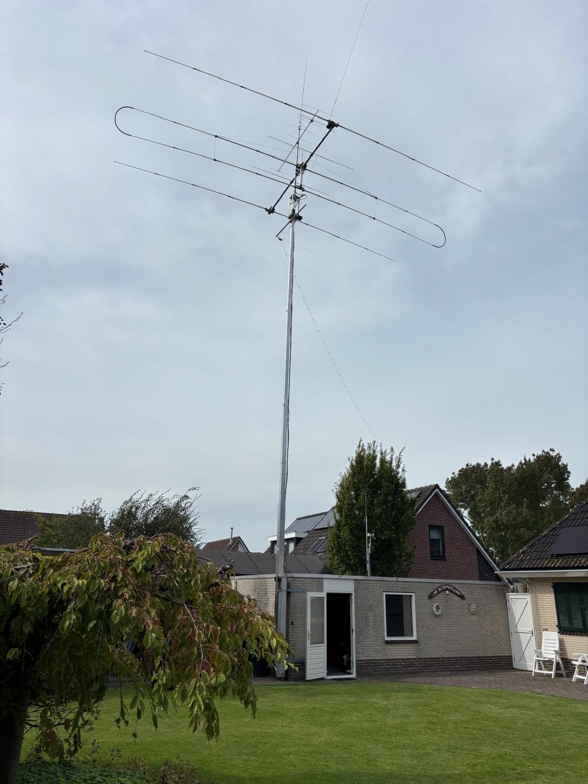 kokermast aluminium, Ophalen, Mast