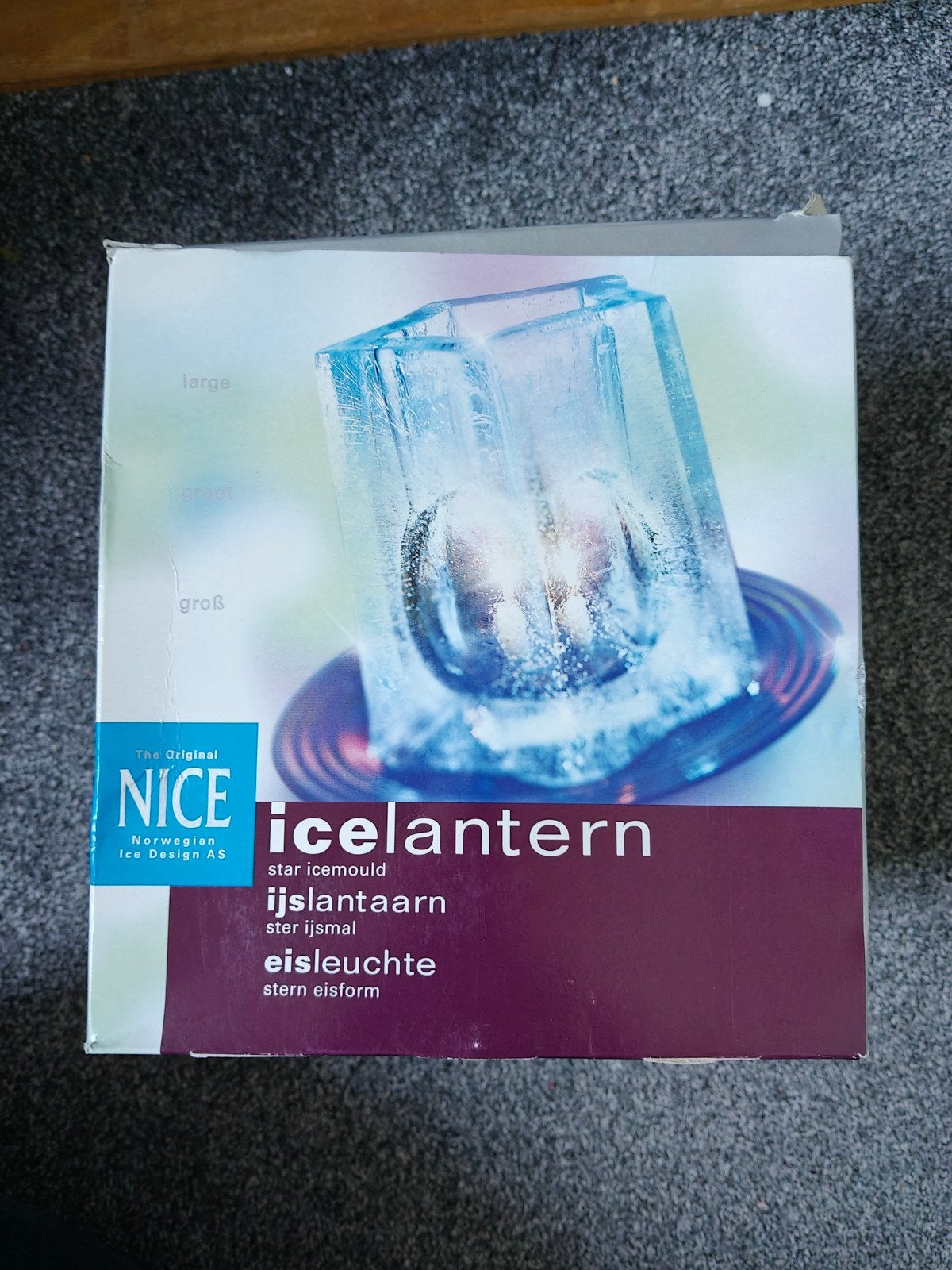 Ijslantaarn ster ijsmal - The Original Nice Icelantern, Overige stijlen, Kunststof, Ophalen of Verzenden, Zo goed als nieuw