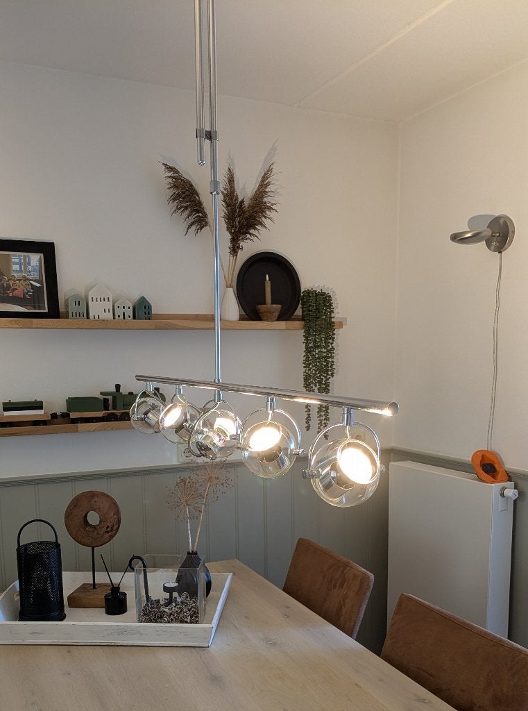 Hanglamp, Ophalen, Gebruikt, Glas, GU10