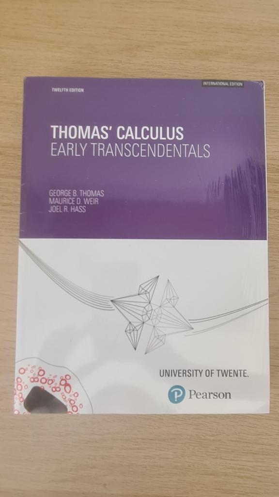 Thomas' calculus, early transcendentials, 12e editie, Boeken, Ophalen of Verzenden, Beta, Nieuw, WO