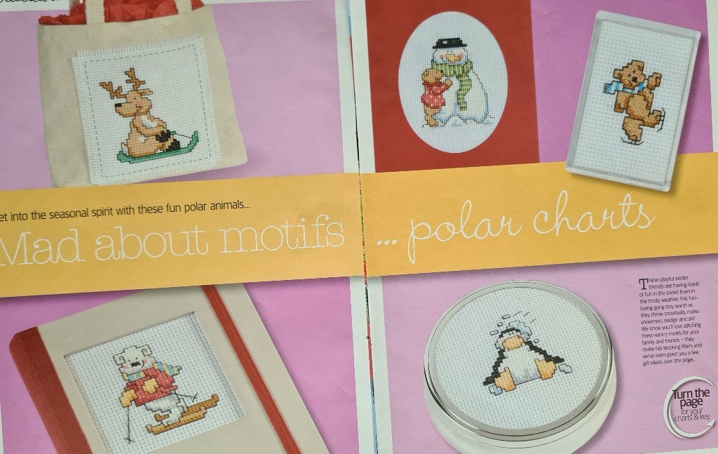11 Polar Charts Kerst borduurpatronen, Ophalen, Nieuw, Handborduren, Patroon