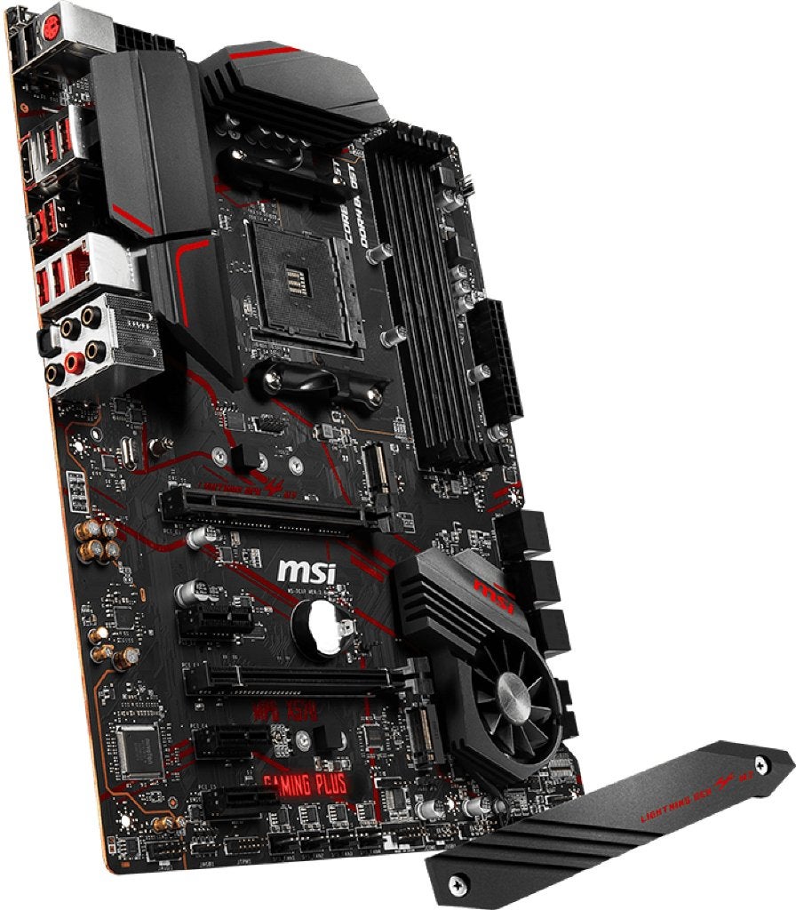 MSI B450 GAMING PLUS MAX Moederbord - AMD AM4, Computers en Software, Moederborden, DDR4, AM4, Ophalen of Verzenden, Zo goed als nieuw