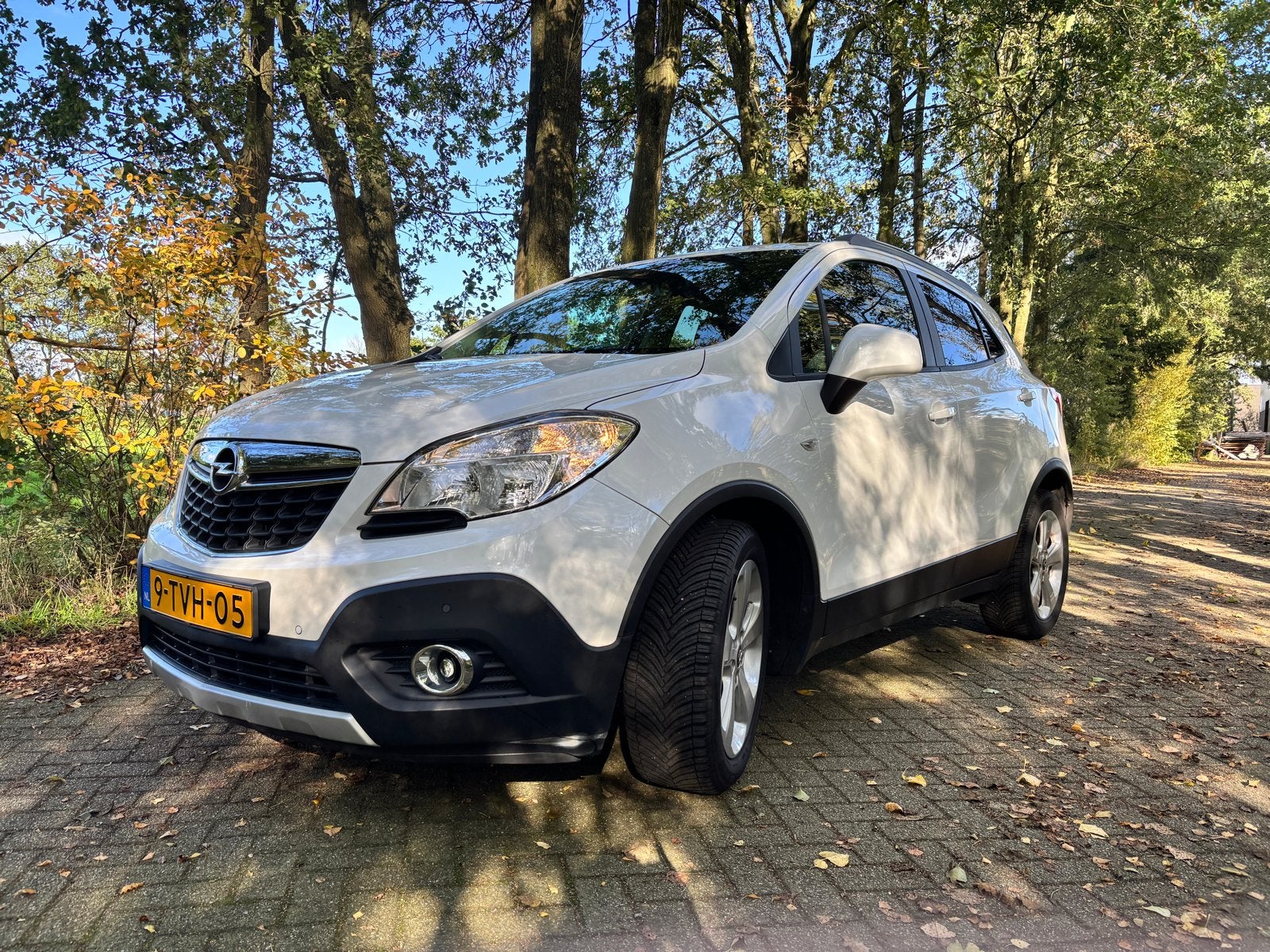 Opel Mokka 1.4 Turbo 16V S&S 103KW H6 2014 Wit, Auto's, Voorwielaandrijving, Stof, 4 cilinders, Wit