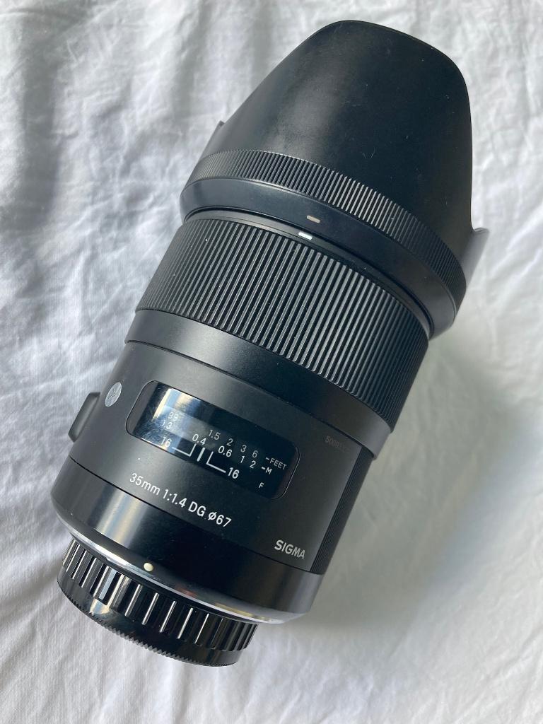 Sigma 35mm f1.4 DG HSM art for pentax, Audio, Tv en Foto, Fotografie | Lenzen en Objectieven, Ophalen of Verzenden, Zo goed als nieuw