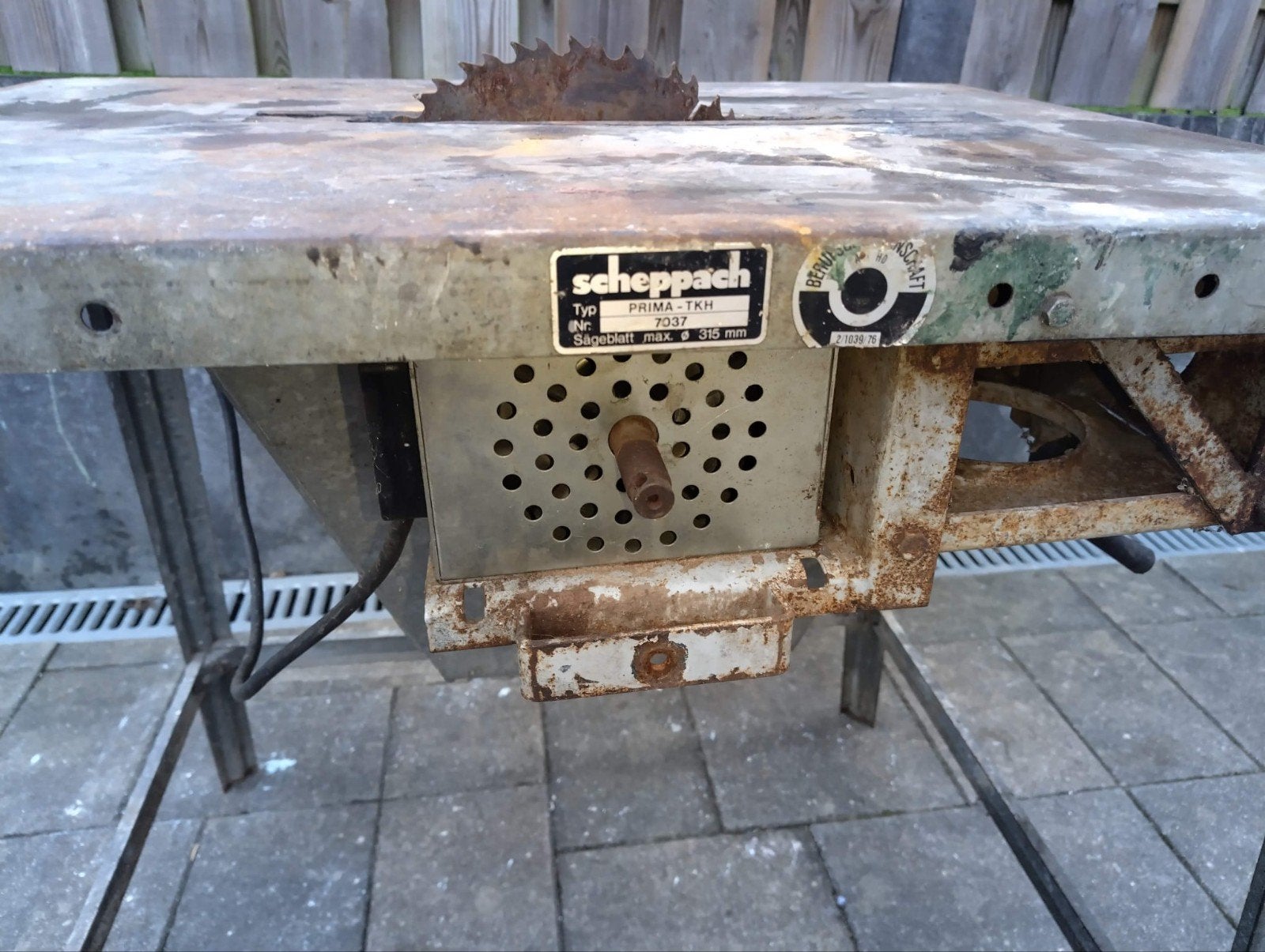Scheppach Prima-TKH 7037 Zaagtafel - Werking Onbekend, Ophalen, Gebruikt, Cirkelzaag, Scheppach