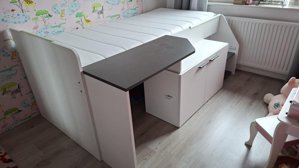 Hoogslaper, Kinderen en Baby's, Kinderkamer | Stapelbedden en Hoogslapers, Gebruikt, Hoogslaper, Ophalen of Verzenden