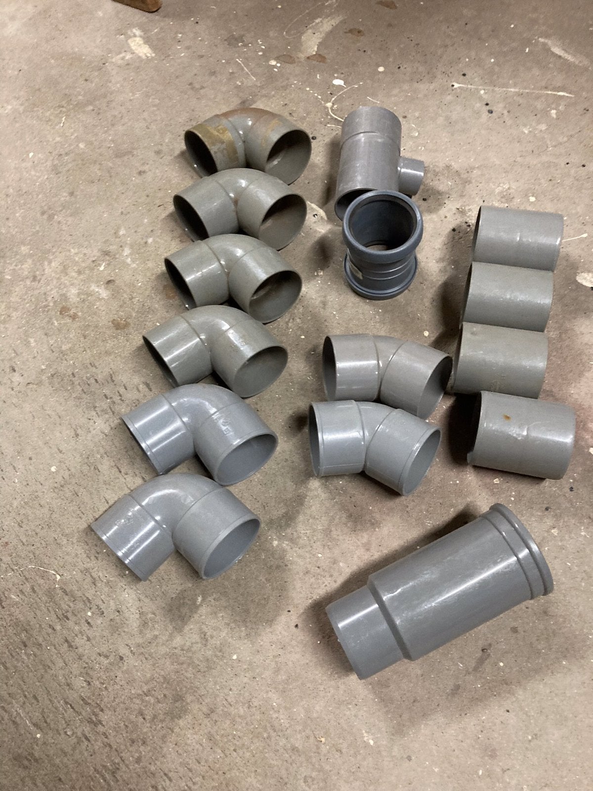 Te koop pvc 75 mm buizen en hulpstukken, Doe-het-zelf en Verbouw, Buizen en Afvoer, Ophalen, Pvc, Zo goed als nieuw, Minder dan 2 meter