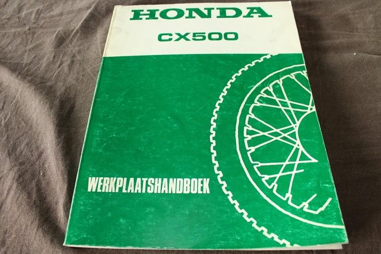 Honda CX500 motorfiets werrkplaatsboek CX 500, Ophalen of Verzenden, Honda