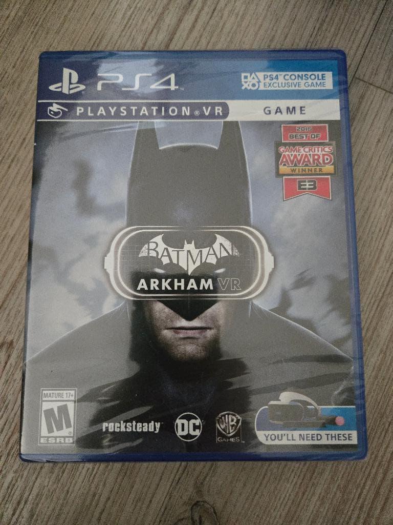 Batman Arkham VR PS4 PSVR Sealed US, Avontuur en Actie, Vanaf 18 jaar, 1 speler, Ophalen of Verzenden