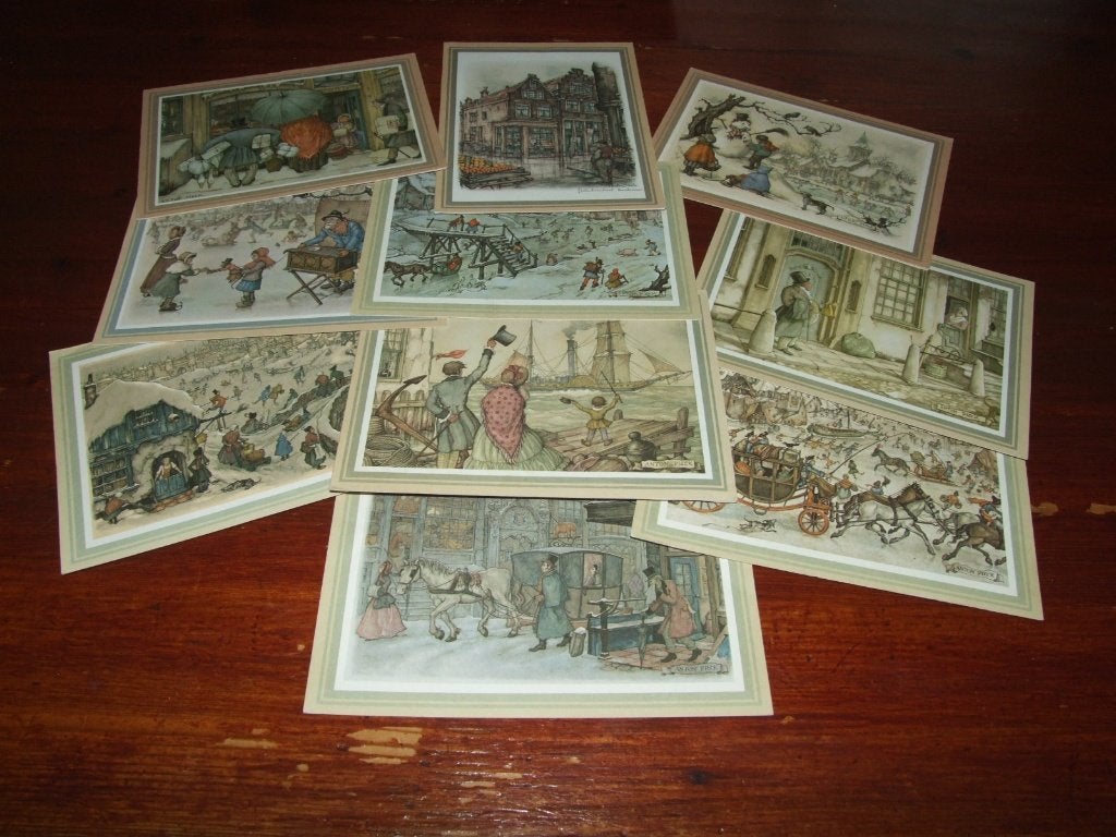 G - ILLUSTRATOR-ANTON PIECK - 10X, Gebruikt, Verzenden, Voor 1940, Prent