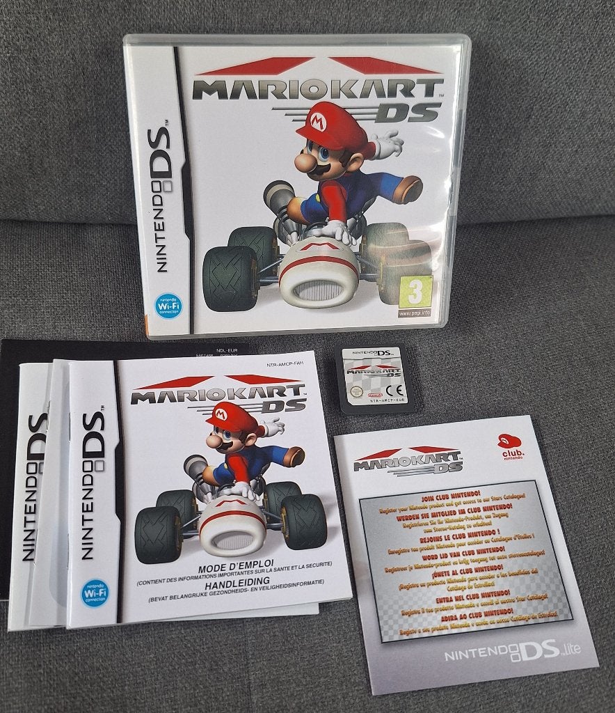 Mario Kart DS ZGAN, Verzenden, 1 speler, Racen en Vliegen, Zo goed als nieuw