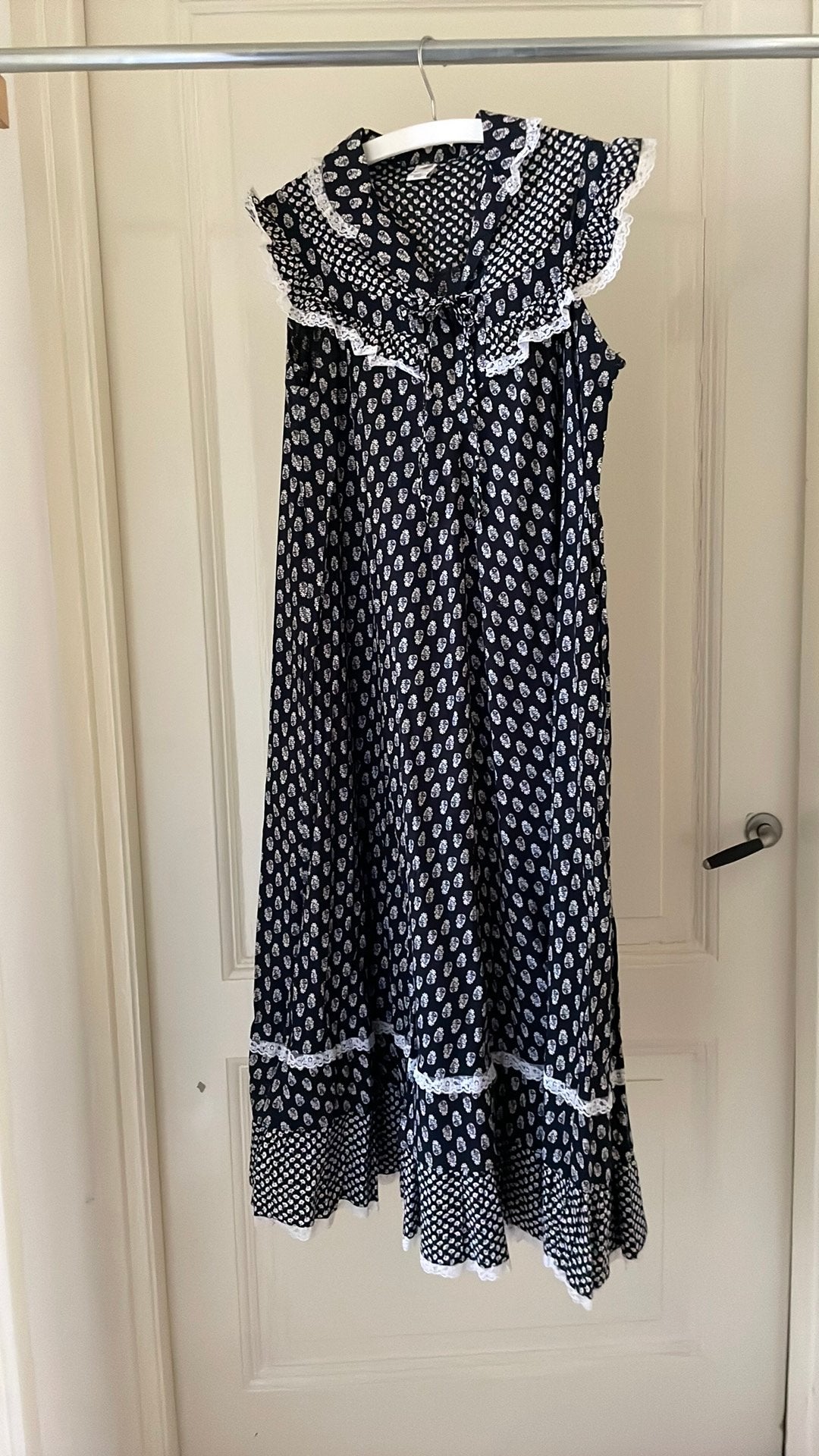 Vintage flowerpower jurk maat M, Verzenden, Gedragen, Maat 38/40 (M), Overige kleuren