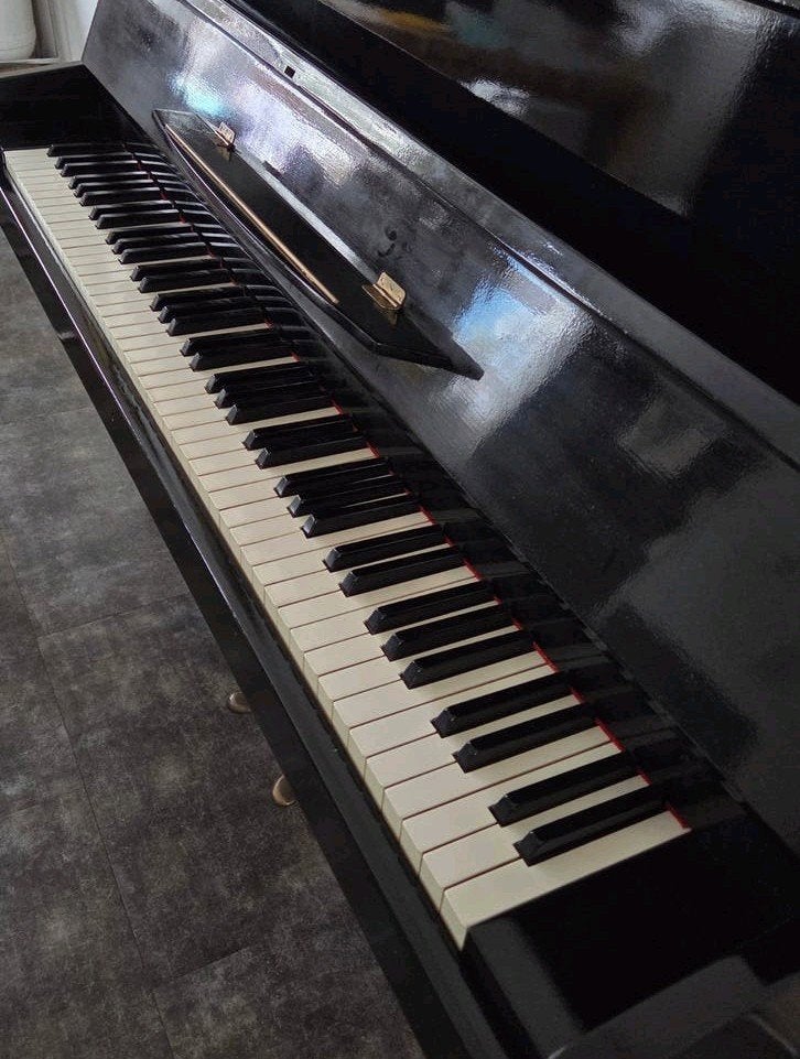 Zimmermann Piano - Zwart, Muziek en Instrumenten, Piano's, Gebruikt, Piano, Zwart, Hoogglans, Ophalen