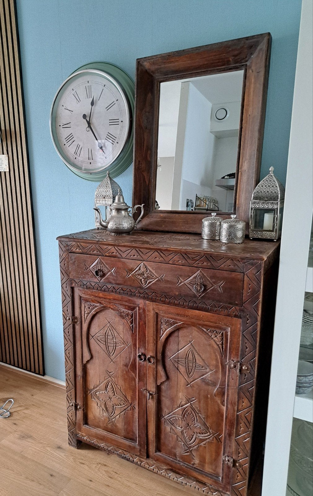 Authentieke Marokkaanse kast, hanggemaakt,handbewerkt., Ophalen