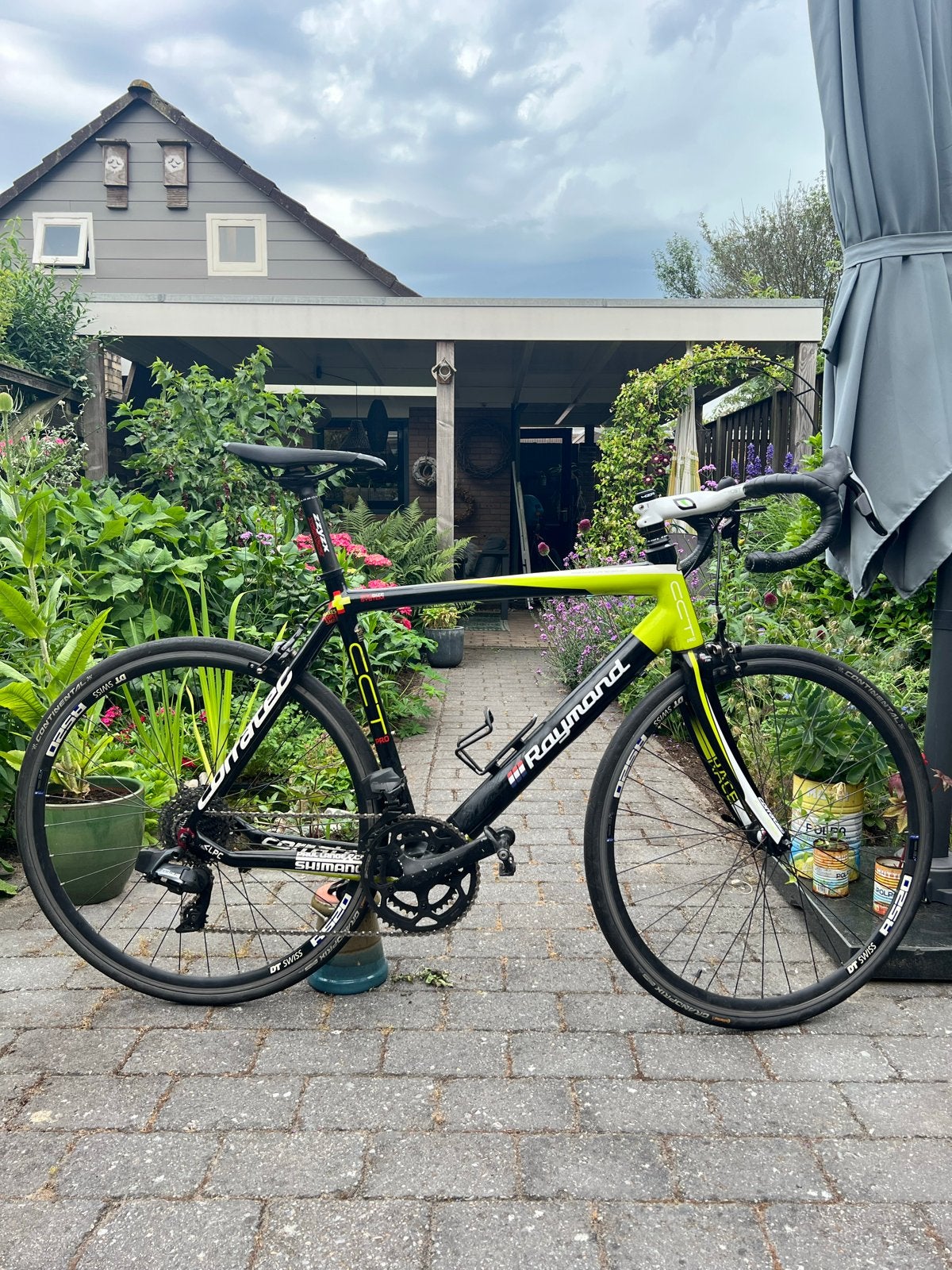 Racefiets maat L - Corratec - SRAM Force, 28 inch, Gebruikt, Carbon, 57 tot 61 cm