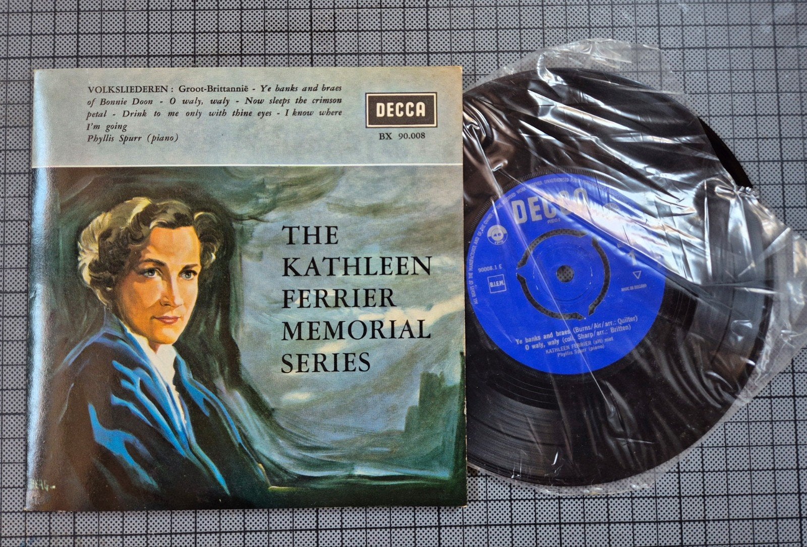 Kathleen Ferrier memorial, Ophalen of Verzenden, Zo goed als nieuw, Vocaal, 7 inch