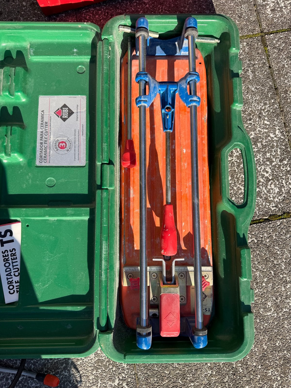 RUBI TS-40 tegelsnijder in zeer goede staat, Ophalen, Zo goed als nieuw, Snijgereedschap, Rubi
