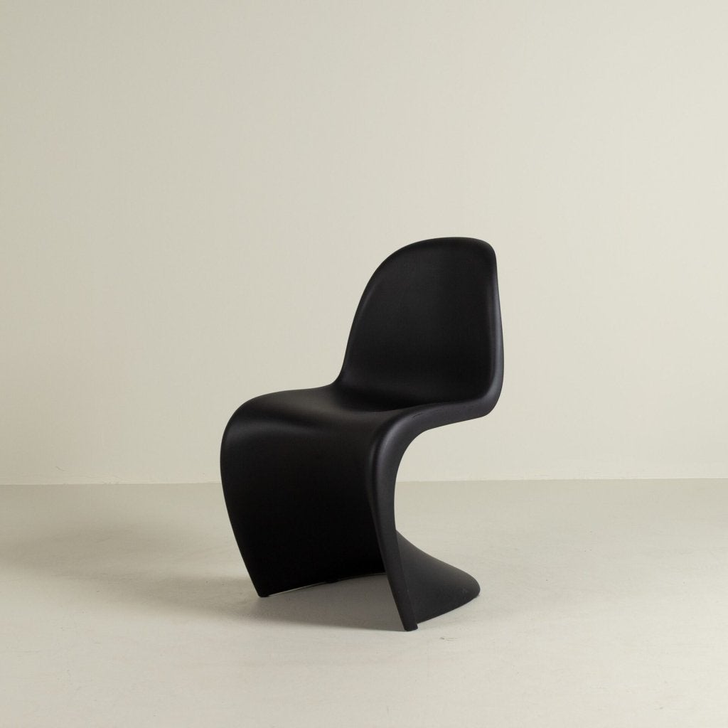 Vitra Panton Stoel Zwart Kunststof, Vitra, Zo goed als nieuw, Niet ingevuld, Niet ingevuld
